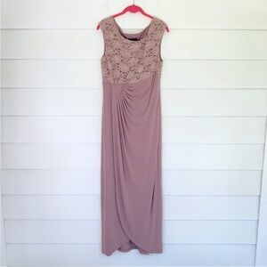 Vintage Connected Apparel Lace Bodice Dress 12